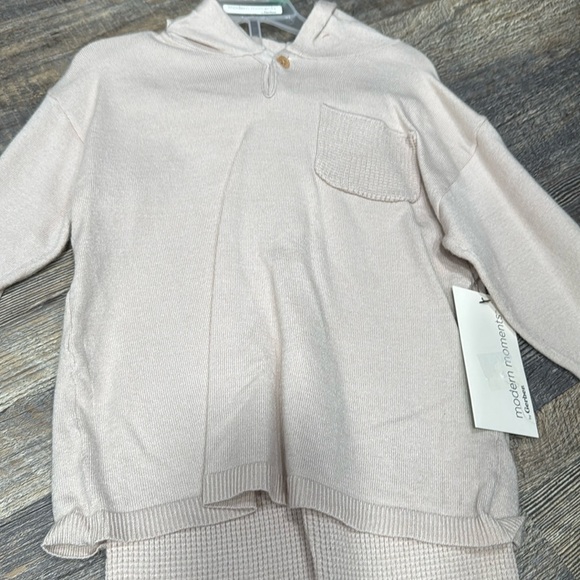 Modern Moments by Gerber Toddler Boy or Girl Gender Neutral Sweater Knit set - Picture 5 of 12